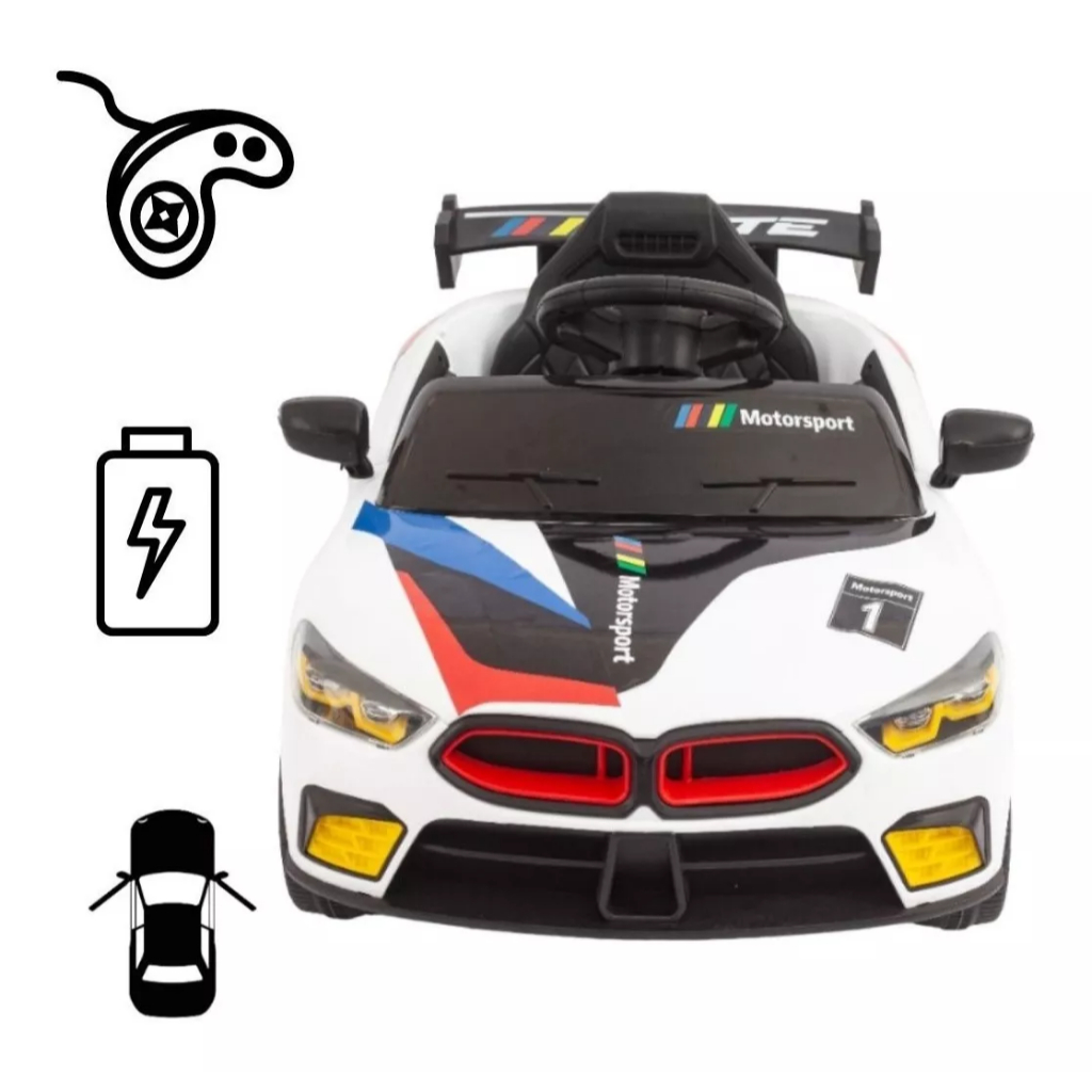 Carro Elétrico Infantil Bmw 6v Controle Remoto Led Branco – Toys Import MC24420 Carro Elétrico Infantil Bmw 6v Controle Remoto Led Branco – Toys Import MC24420
