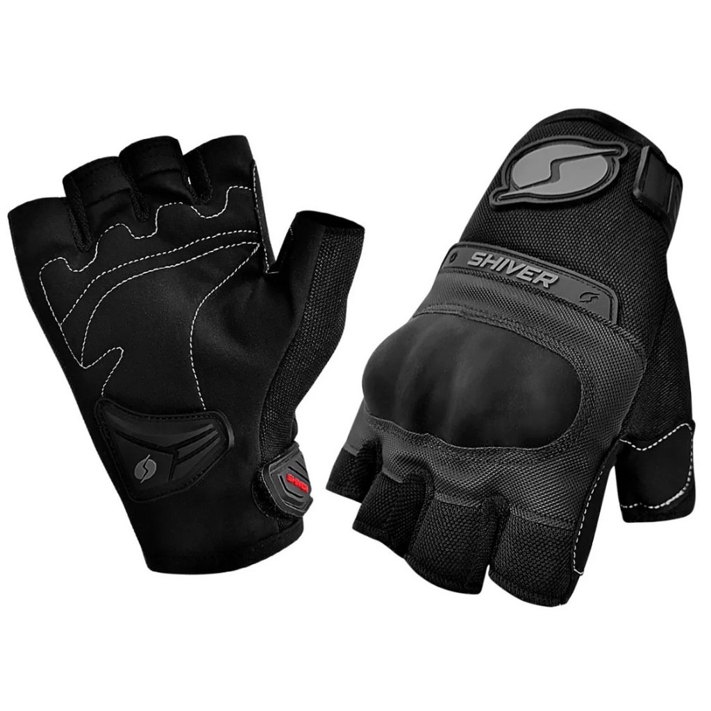 Luva shiver Fit X Meio Dedo com protecao Moto Ciclista Motociclista Promoção Luva shiver Fit X Meio Dedo com protecao Moto Ciclista Motociclista Promoção