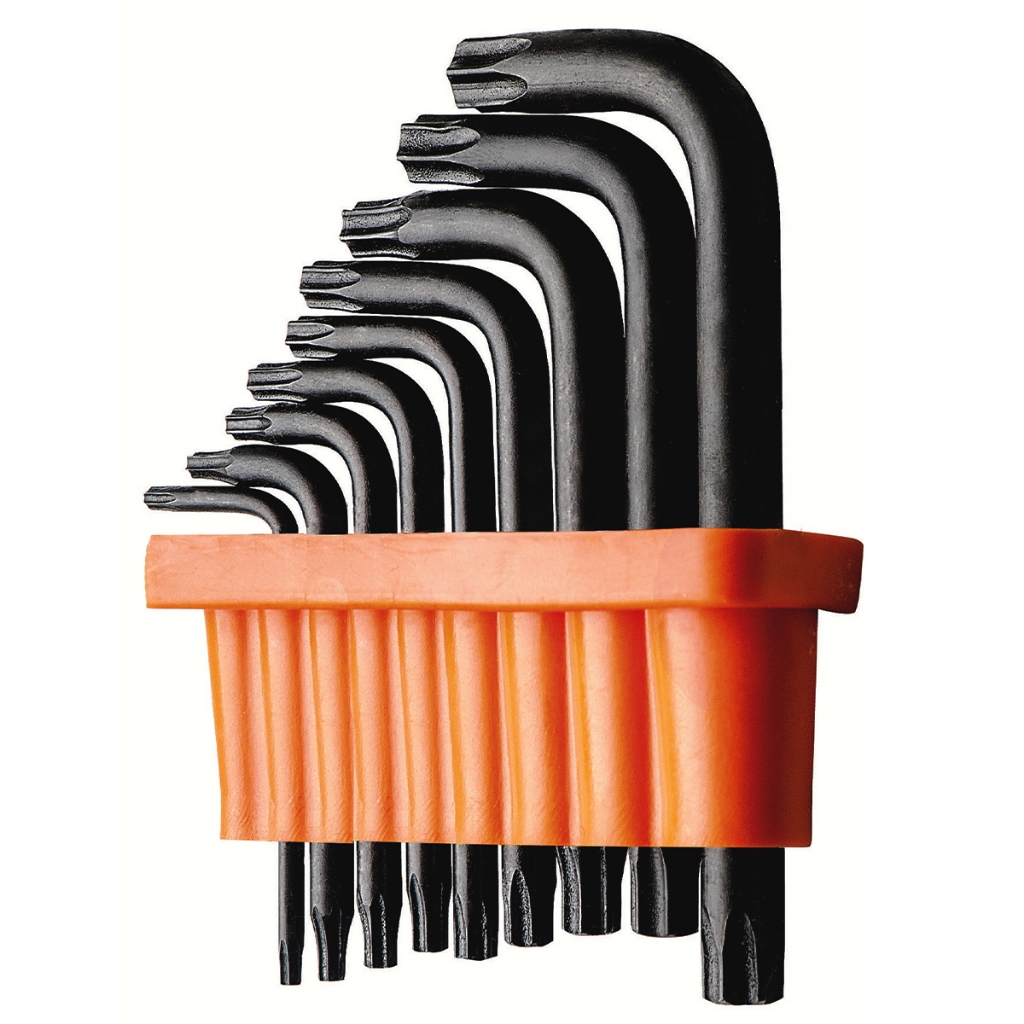 Jogo Chaves Torx T7 a T40 Tramontina PRO 9Pç Trafix Curtas 44450/299 Jogo Chaves Torx T7 a T40 Tramontina PRO 9Pç Trafix Curtas 44450/299