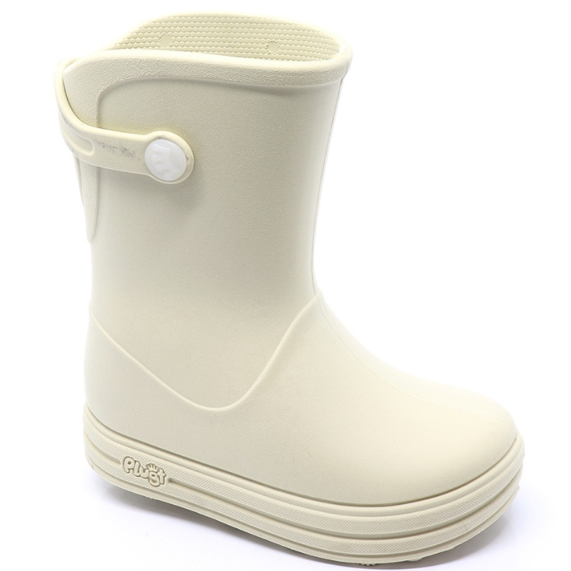 Galocha Infantil Plugt Bege Menino Menina Bota Impermeável Leve Confortável Antiderrapante Chuva Galocha Infantil Plugt Bege Menino Menina Bota Impermeável Leve Confortável Antiderrapante Chuva