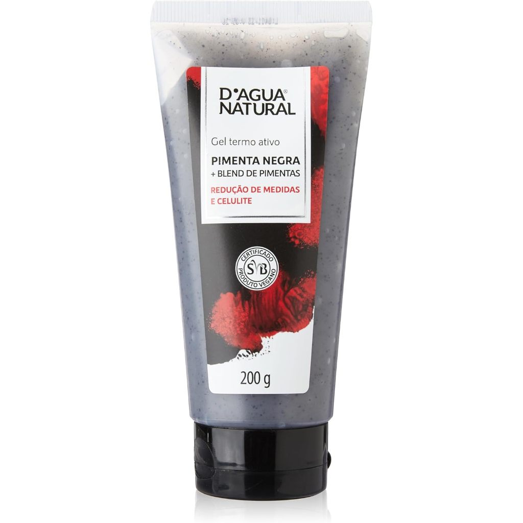 Gel Termo Ativo Dagua Natural Pimenta Negra 200g Blend de Pimentas Redução Medidas e Celulite Gel Termo Ativo Dagua Natural Pimenta Negra 200g Blend de Pimentas Redução Medidas e Celulite