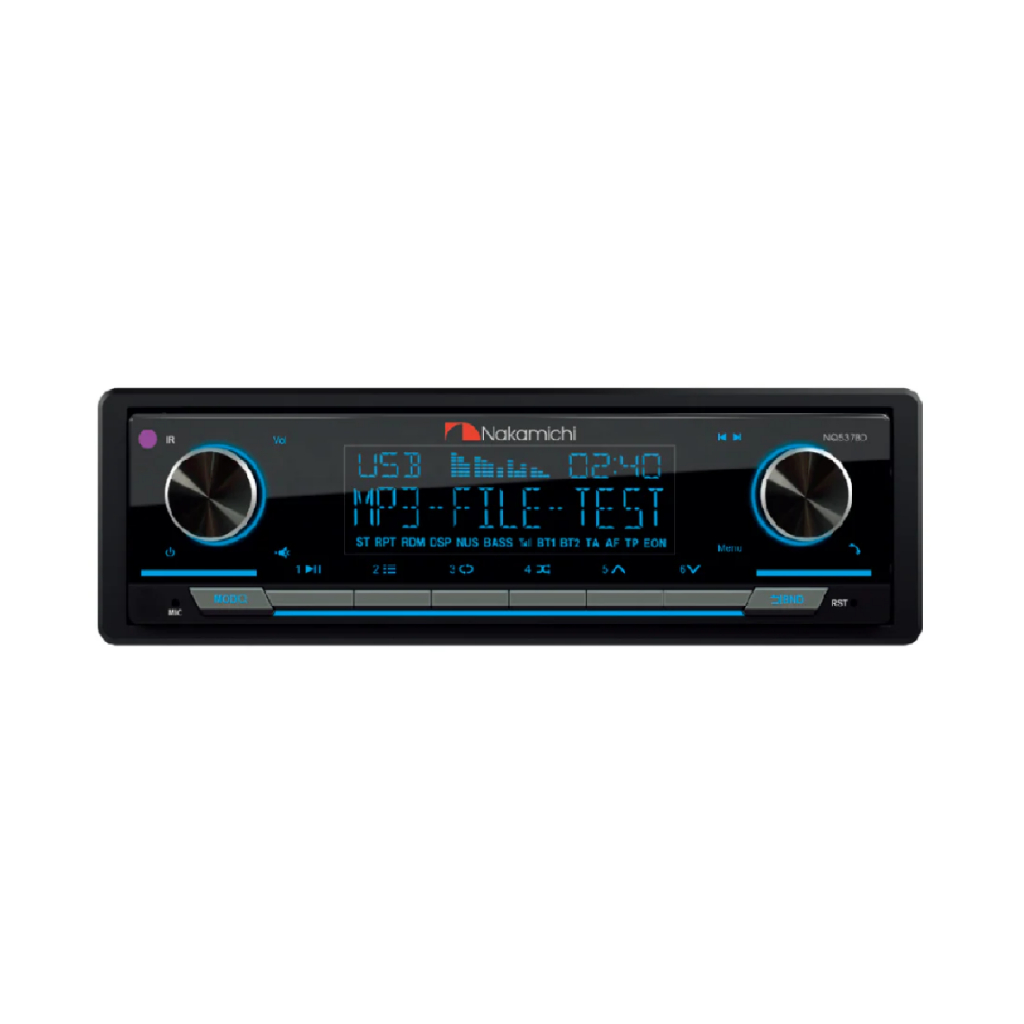 Radio Automotivo NQ537BD Mp3 Bluetooth Usb Controle 200W Nakamichi Radio Automotivo NQ537BD Mp3 Bluetooth Usb Controle 200W Nakamichi