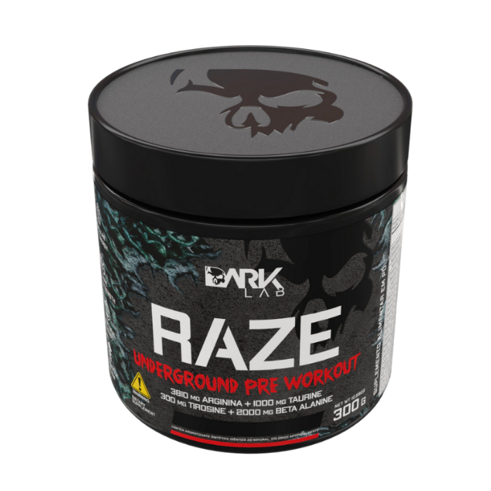 Pré-Treino Raze underground Pre Workout 300g Dark Lab Pré-Treino Raze underground Pre Workout 300g Dark Lab