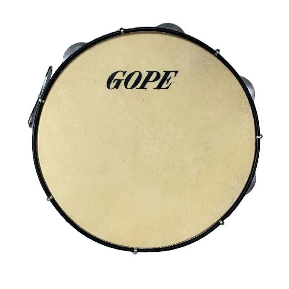 Pandeiro Iniciante Gope 10″ Envernizado Com Pele Animal (631PEA) Pandeiro Iniciante Gope 10″ Envernizado Com Pele Animal (631PEA)