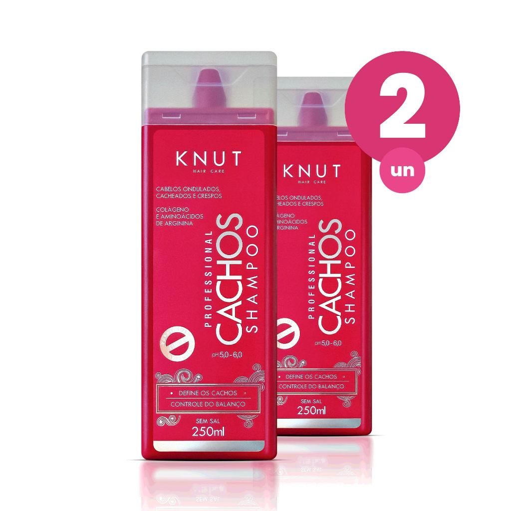 Kit 2 Shampoo Knut Cachos 250ml Kit 2 Shampoo Knut Cachos 250ml
