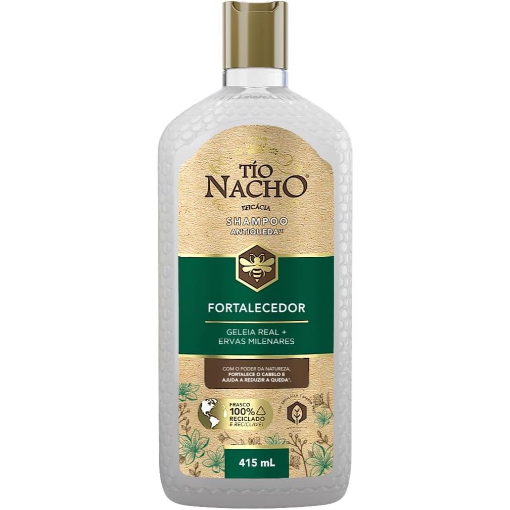 Shampoo Tio Nacho Antiqueda Fortalecedor com 415ml Shampoo Tio Nacho Antiqueda Fortalecedor com 415ml