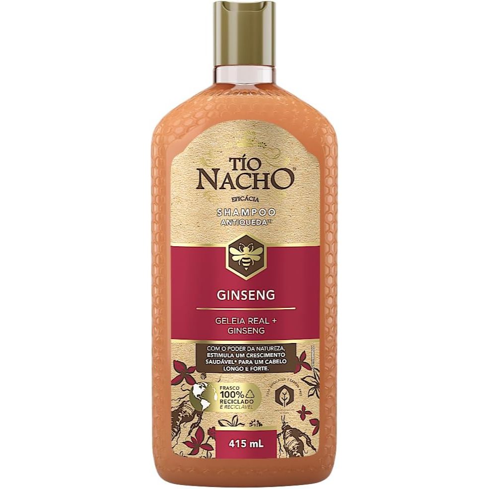 Shampoo Tio Nacho Ginseng Antiqueda Com 415ml Shampoo Tio Nacho Ginseng Antiqueda Com 415ml