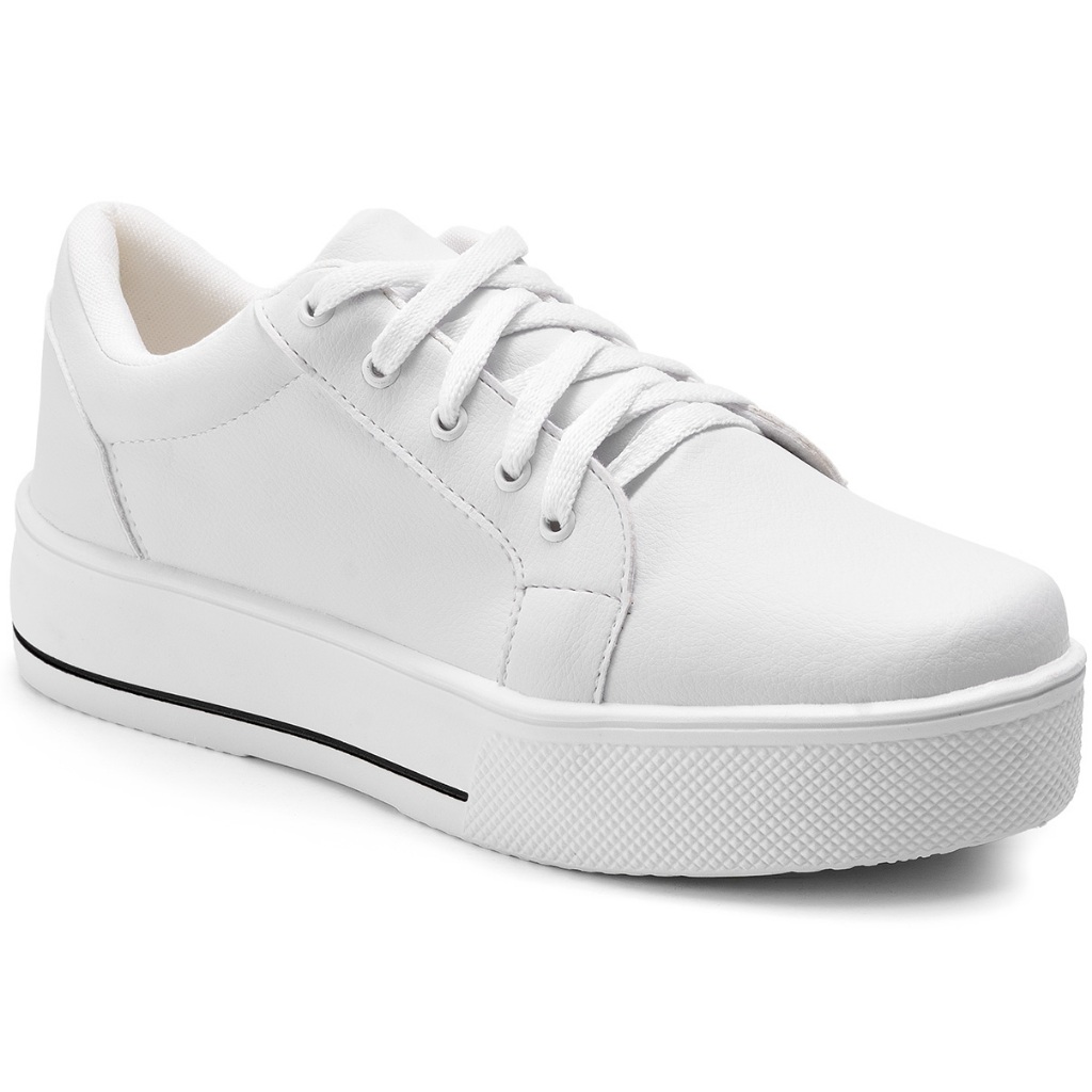Tênis Feminino Lumiss Casual Sapatênis Confortável Macio Flatform Plataforma Tênis Feminino Lumiss Casual Sapatênis Confortável Macio Flatform Plataforma