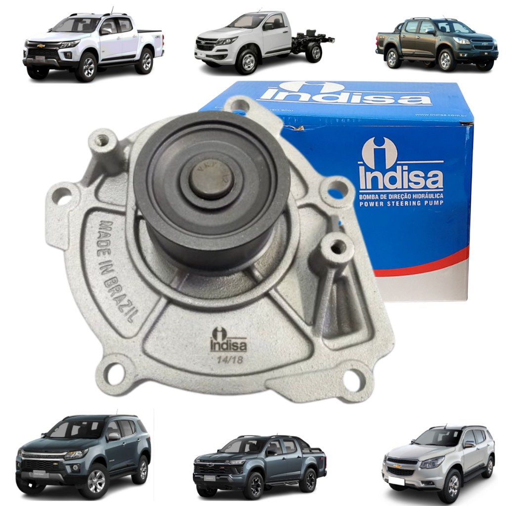 Bomba D´Água Para Veículos GM Chevrolet: S10 2.8 Duramax S10 2.8 Turbo CTDI e Trailblazer 2.8 16V Duramax XLD28 e TraiB Bomba D´Água Para Veículos GM Chevrolet: S10 2.8 Duramax S10 2.8 Turbo CTDI e Trailblazer 2.8 16V Duramax XLD28 e TraiB