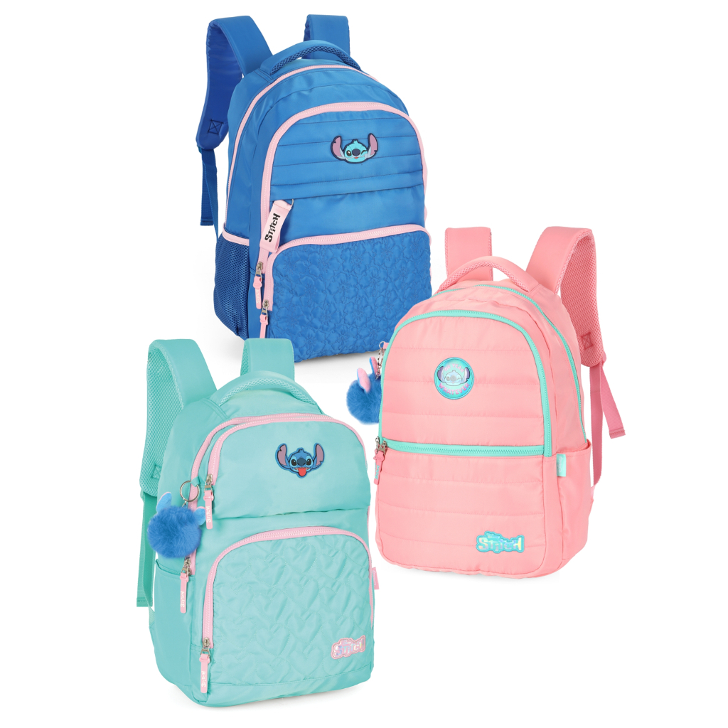 Mochila De Costas 45x32cm Laptop Disney Stitch Luxcel Luxcel Mochila De Costas 45x32cm Laptop Disney Stitch Luxcel Luxcel