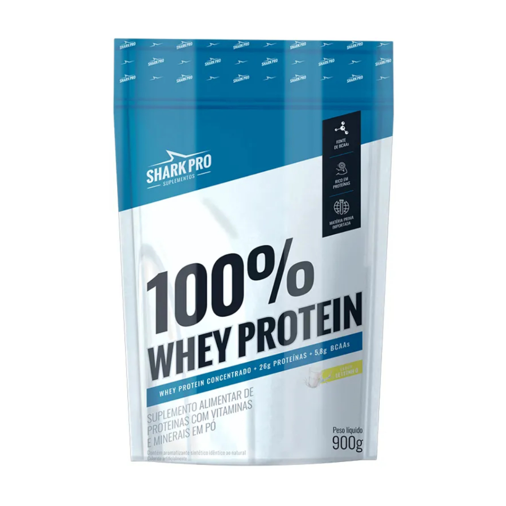 100% Whey Protein Refil Leitinho 900g – Shark Pro 100% Whey Protein Refil Leitinho 900g – Shark Pro