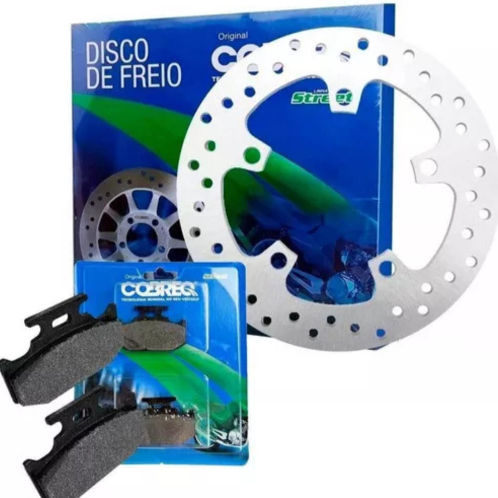 Disco Freio Traseiro + Pastilha Yamaha Fazer 250 2004 2005 2006 2007 2008 2009 2010 até 2017 Cobreq Disco Freio Traseiro + Pastilha Yamaha Fazer 250 2004 2005 2006 2007 2008 2009 2010 até 2017 Cobreq