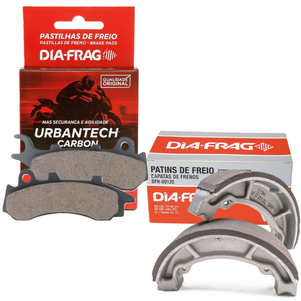 Pastilha e Lona de Freio Pcx 150 Combi Brake Diafrag