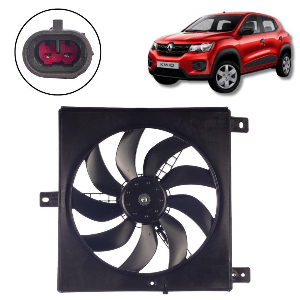 ELETROVENTILADOR/VENTOINHA RENAULT KWID 1.0 2017/2022 ELETROVENTILADOR/VENTOINHA RENAULT KWID 1.0 2017/2022