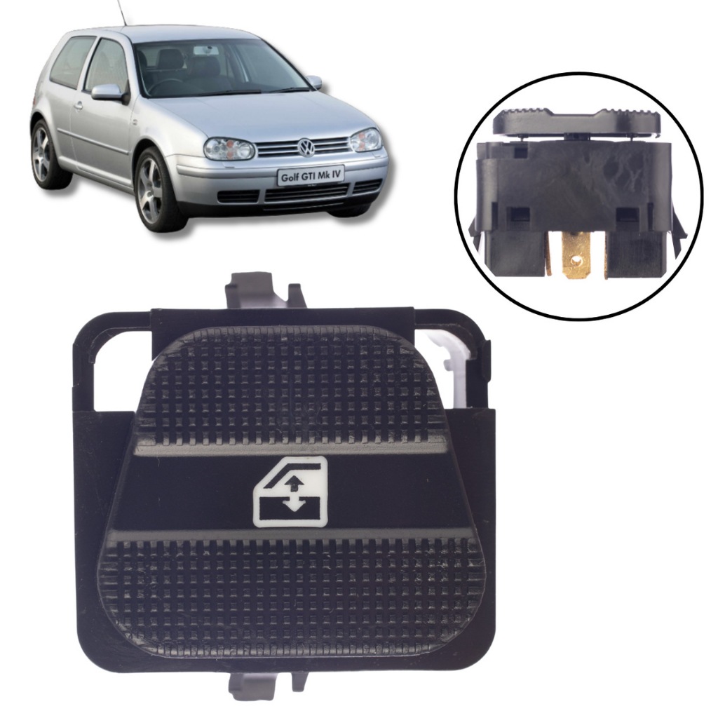 BOTÃO INTERRUPTOR VIDRO ELÉTRICO VW GOLF 1995/1998 BOTÃO INTERRUPTOR VIDRO ELÉTRICO VW GOLF 1995/1998
