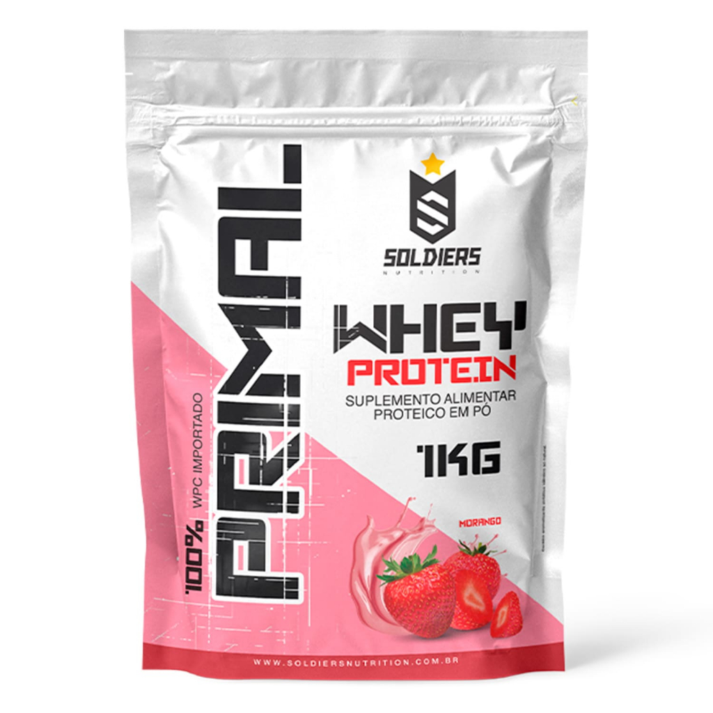 Whey Protein Primal 1kg Importado Soldiers Nutrition Suplemento Proteína Muscular Whey Protein Primal 1kg Importado Soldiers Nutrition Suplemento Proteína Muscular
