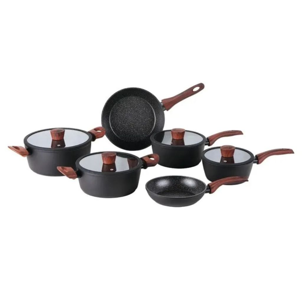 Jogo De Panelas 6 Peças Indução Ceramic Sirius Preto Brinox Jogo De Panelas 6 Peças Indução Ceramic Sirius Preto Brinox