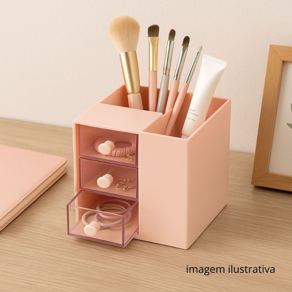 Organizador Gaveta com Divisória Mesa Porta Caneta Porta Treco Armazenamento Multiuso Escritório Organizador Gaveta com Divisória Mesa Porta Caneta Porta Treco Armazenamento Multiuso Escritório