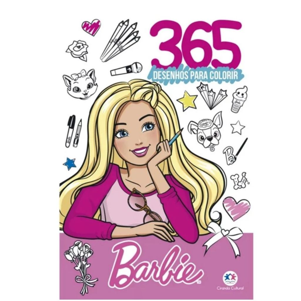 Barbie | 365 Desenhos para colorir | Ciranda Cultural Barbie | 365 Desenhos para colorir | Ciranda Cultural