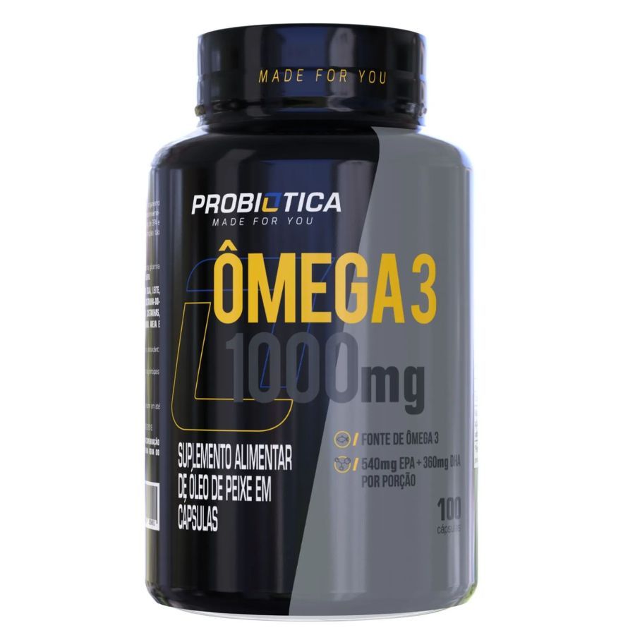 OMEGA 3 PRO Pote 100 Cápsulas V02 Suplemento de Oleo de Peixe em Capsula 1000mg Probiotica OMEGA 3 PRO Pote 100 Cápsulas V02 Suplemento de Oleo de Peixe em Capsula 1000mg Probiotica