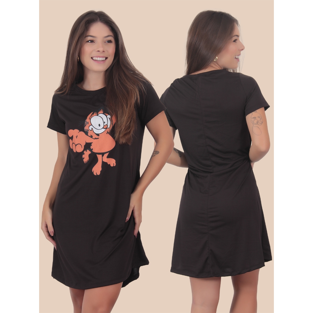 Camisola Fetiche Pets Soltinha Longa Vestidinho de Dormir Moda feminina Camisola Fetiche Pets Soltinha Longa Vestidinho de Dormir Moda feminina