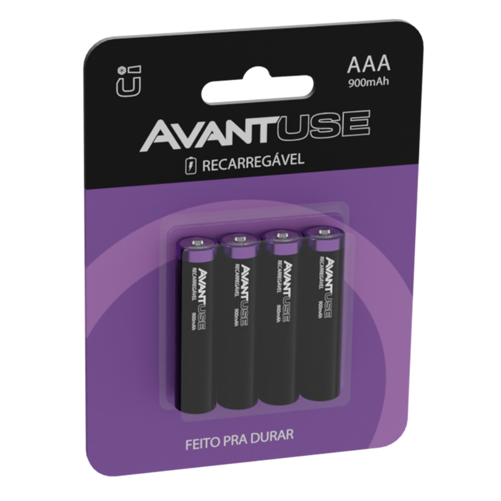 kit 4, 8 ou 16 Pilhas Recarregável AA Comum1.5v 2700MAH e AAA Palito 1.2v 1000MAH Avant Use kit 4, 8 ou 16 Pilhas Recarregável AA Comum1.5v 2700MAH e AAA Palito 1.2v 1000MAH Avant Use