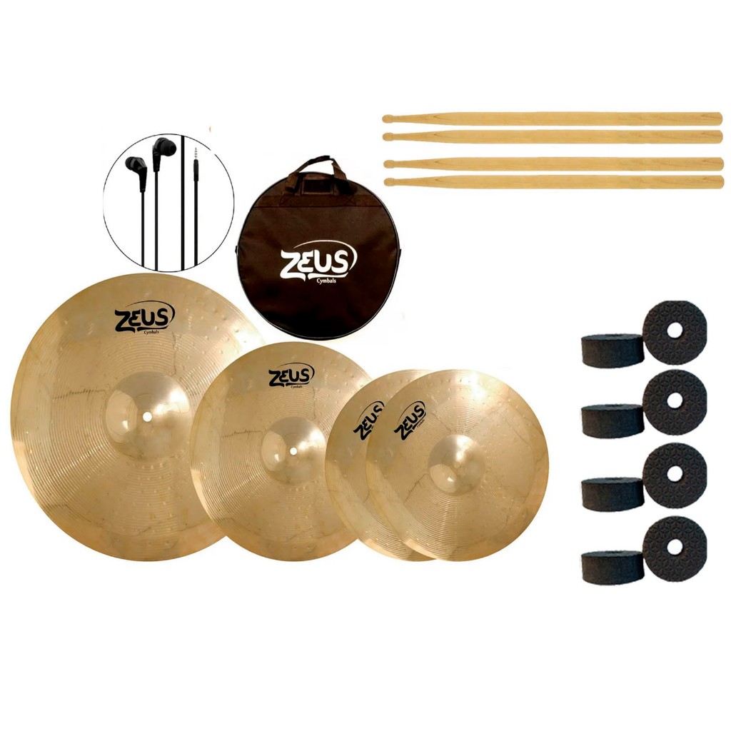 Kit De Pratos Zeus Beginner Set C 14 16 20 Kit De Pratos Zeus Beginner Set C 14 16 20
