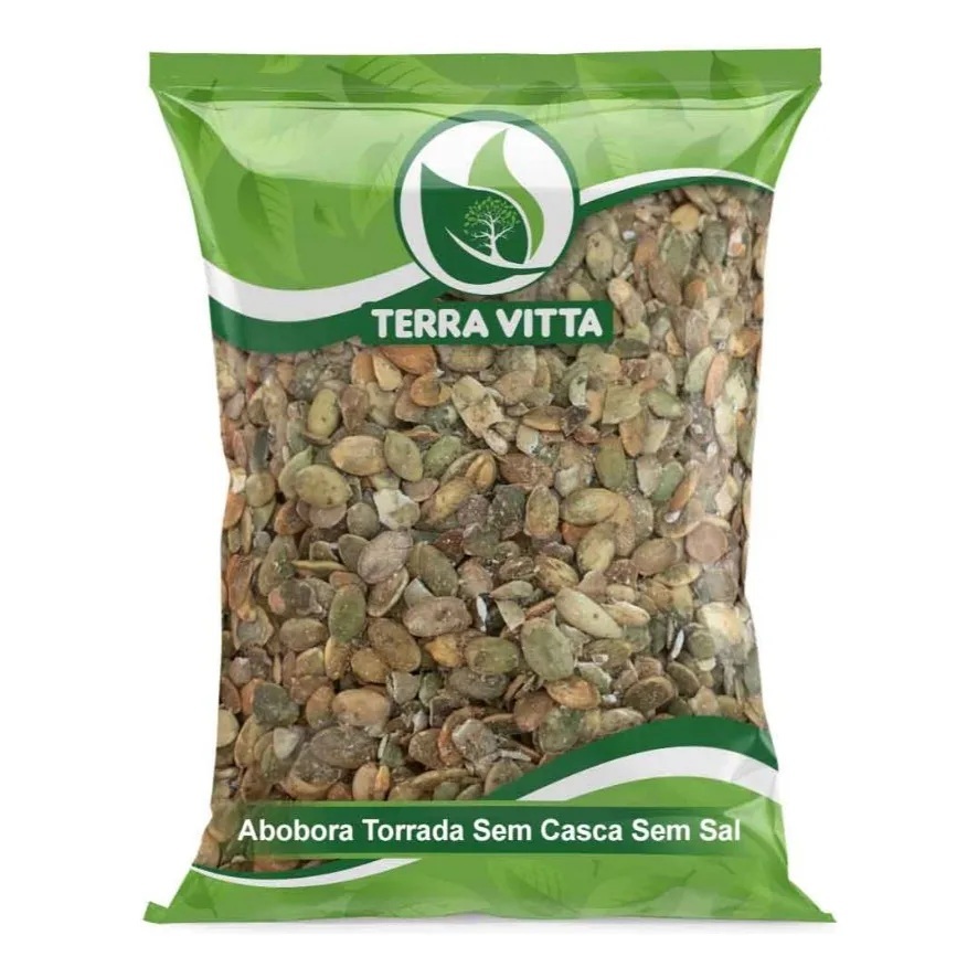 Semente de Abobora Verde Torrada Sem Casca Sem Sal Semente de Abobora Verde Torrada Sem Casca Sem Sal
