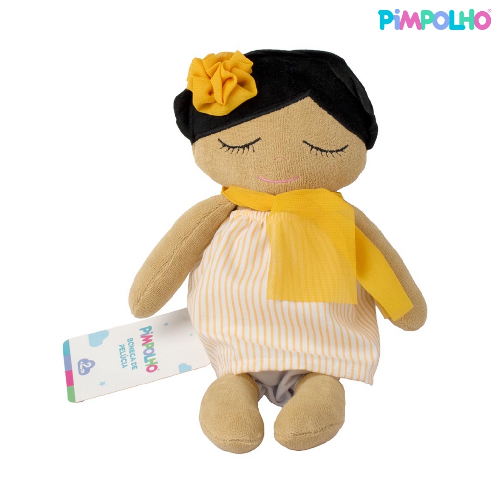Boneca De Pelúcia 30cm Feminino Pimpolho