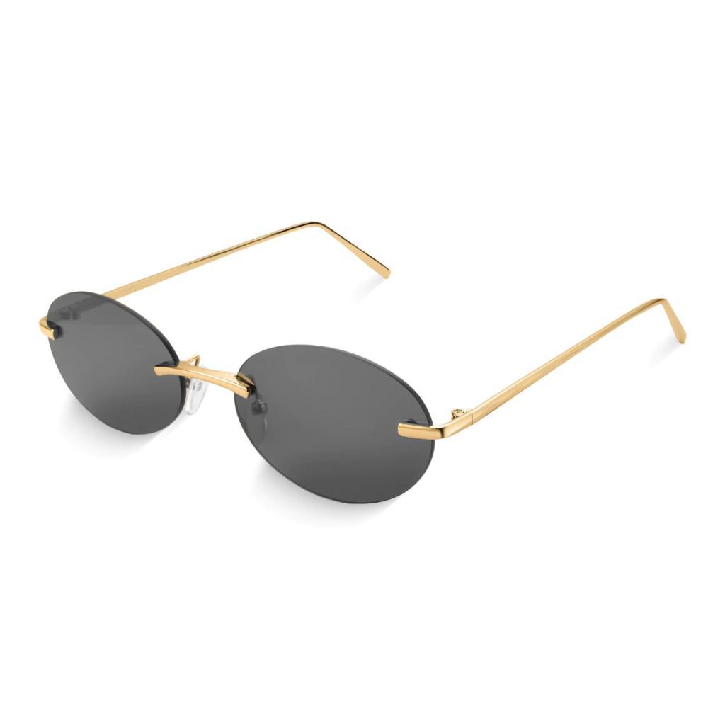 Óculos de Sol Oval Nina com Lente Preta Óculos de Sol Oval Nina com Lente Preta