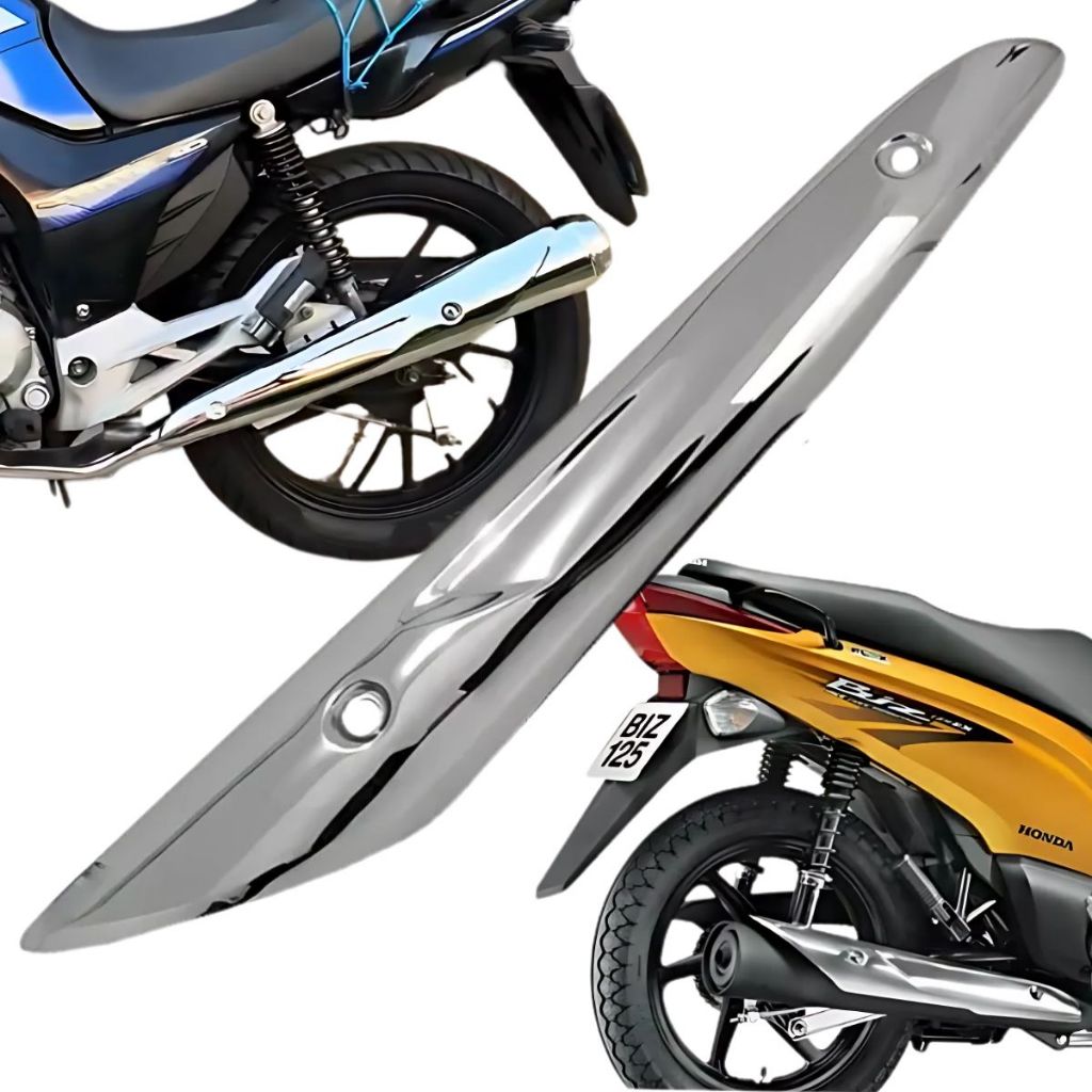 Protetor De Escapamento Escape Honda Biz 125 11 a 2015 Fan Titan 160 Protetor De Escapamento Escape Honda Biz 125 11 a 2015 Fan Titan 160