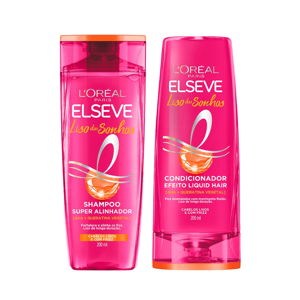 KIT ELSEVE SH + COND SUPER ALINHADOR LISO DOS SONHOS LORÉAL KIT ELSEVE SH + COND SUPER ALINHADOR LISO DOS SONHOS LORÉAL