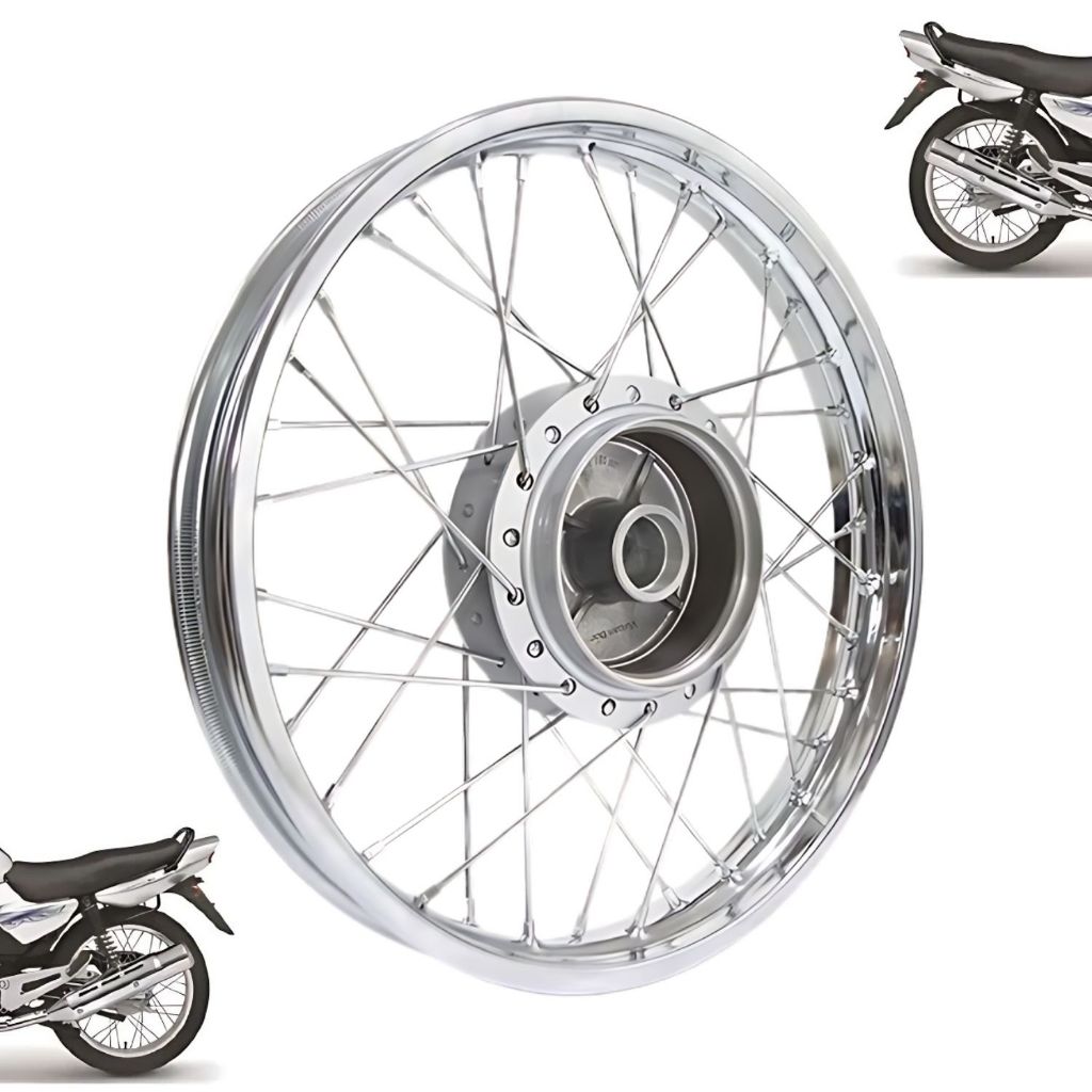 Roda Traseira Completa Raiada Yamaha Ybr 125 Factor 125 Roda Traseira Completa Raiada Yamaha Ybr 125 Factor 125