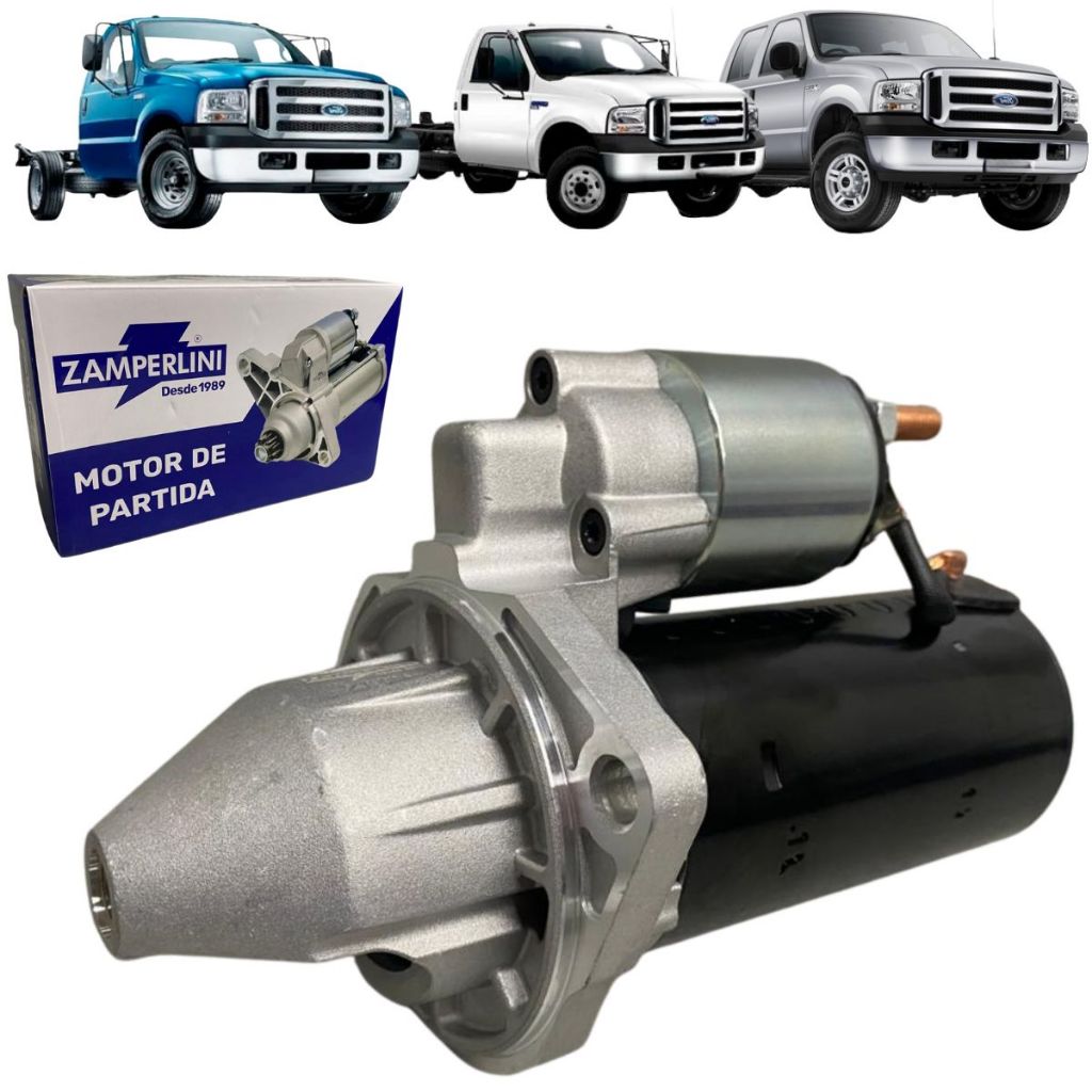 Motor de Partida Arranque Para Ford F250 F350 F4000 Motor Cummins 3.9 2002 Até 2011 Motor de Partida Arranque Para Ford F250 F350 F4000 Motor Cummins 3.9 2002 Até 2011
