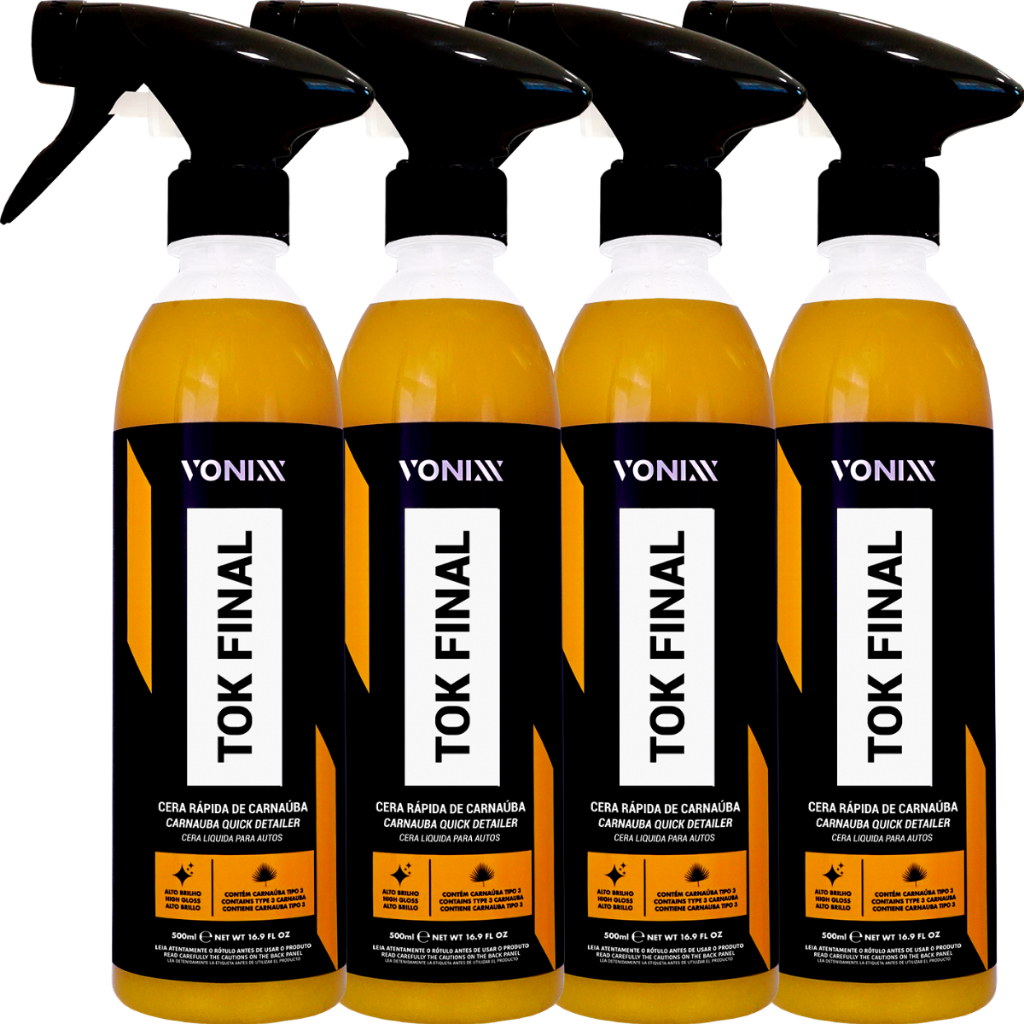 4 Cera Líquida Carnaúba Proteção Automotiva Tok Final Vonixx 4 Cera Líquida Carnaúba Proteção Automotiva Tok Final Vonixx