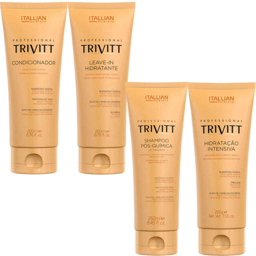 Kit Manutenção Itallian Color Trivitt Profissional 4 Passos Kit Manutenção Itallian Color Trivitt Profissional 4 Passos
