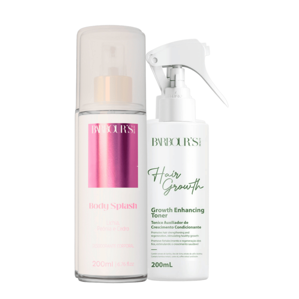 Kit Tônico Crecimento Hair Growth e Body Splash My Sweet Delight Barbour’s Beauty Kit Tônico Crecimento Hair Growth e Body Splash My Sweet Delight Barbour’s Beauty