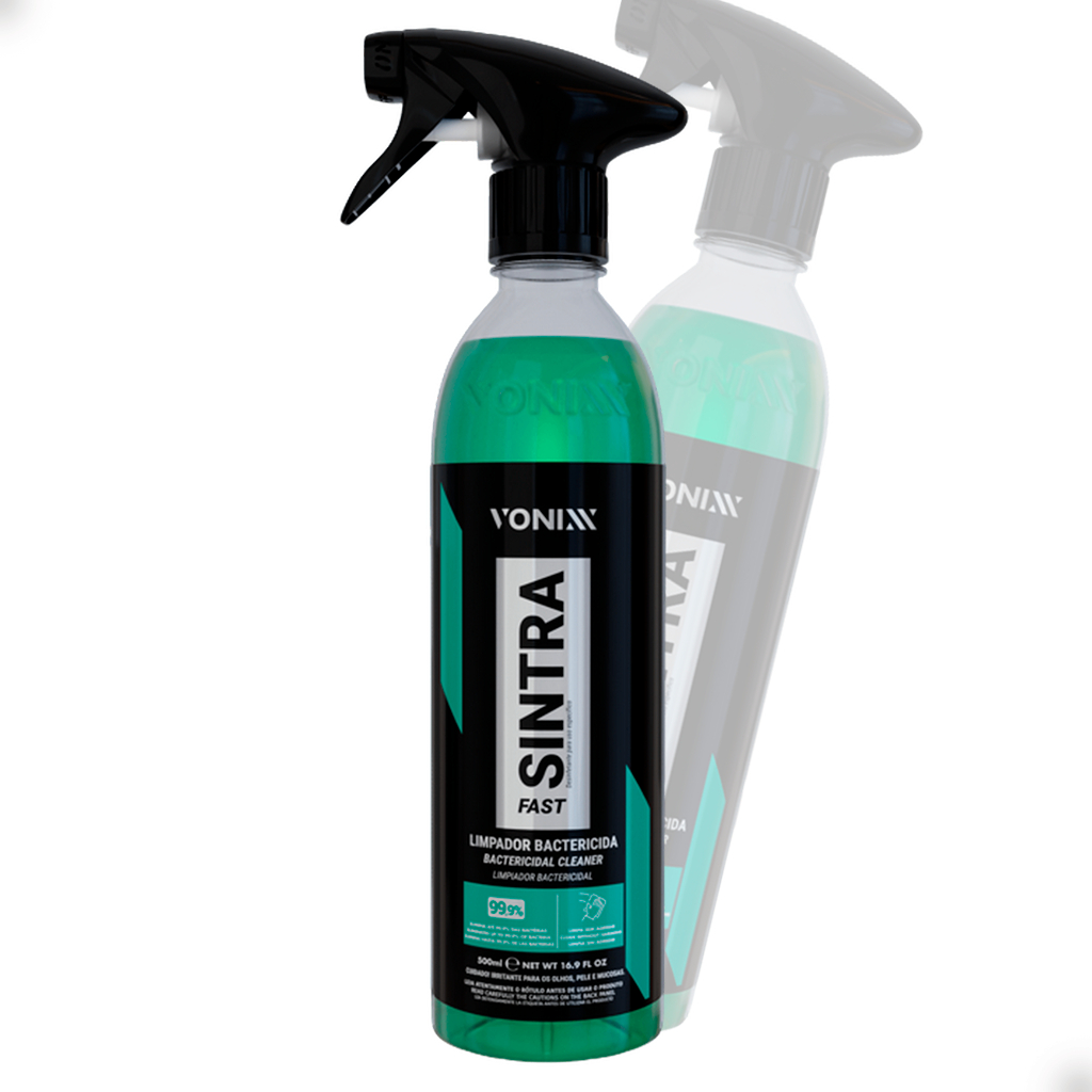 Vonixx Sintra Fast 500ml: limpe painéis e estofados sem esforço, com ação desinfetante!