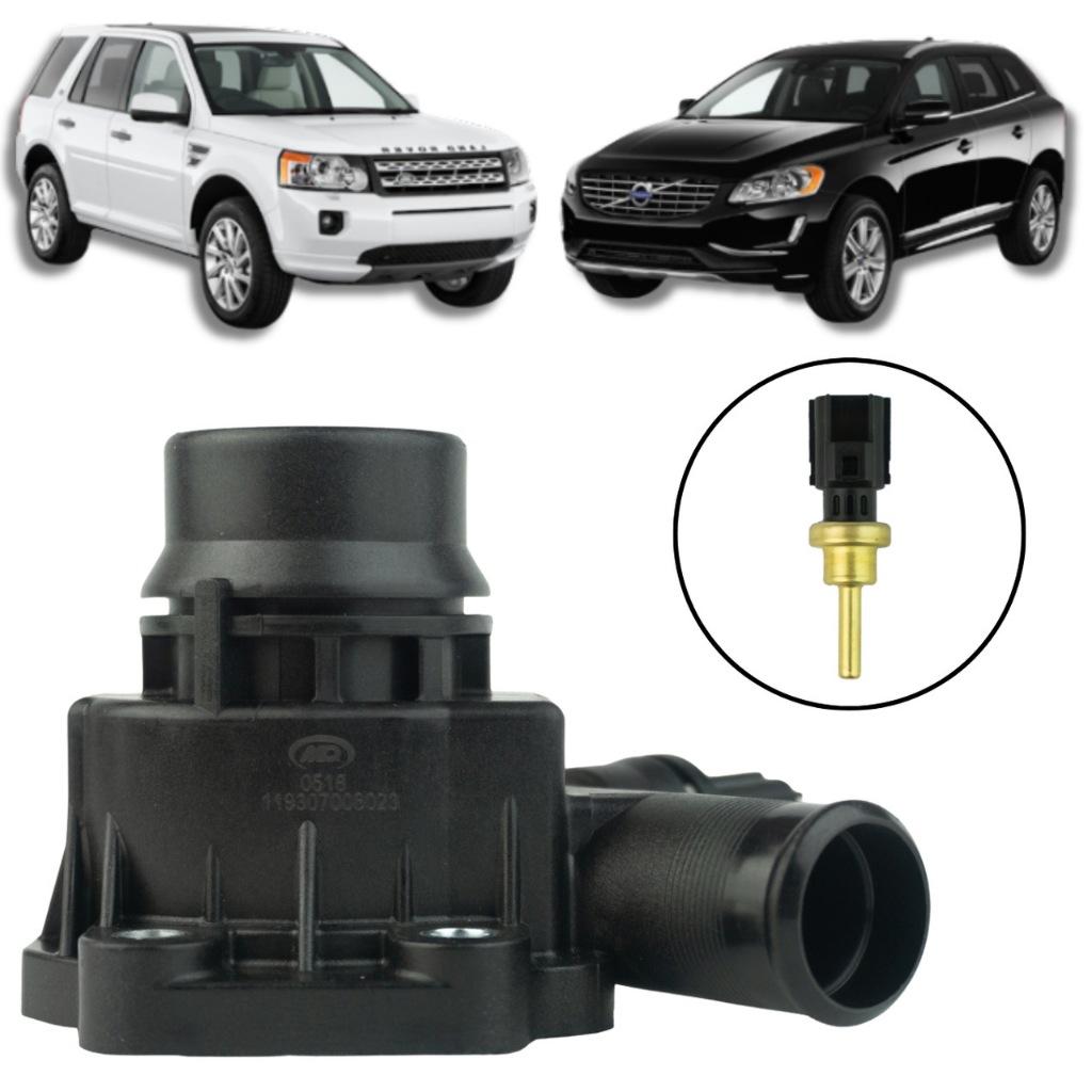 CARCAÇA COM VÁLVULA TERMOSTÁTICA LAND ROVER FREELANDER 3.2 2007/ VOLVO XC60 CARCAÇA COM VÁLVULA TERMOSTÁTICA LAND ROVER FREELANDER 3.2 2007/ VOLVO XC60