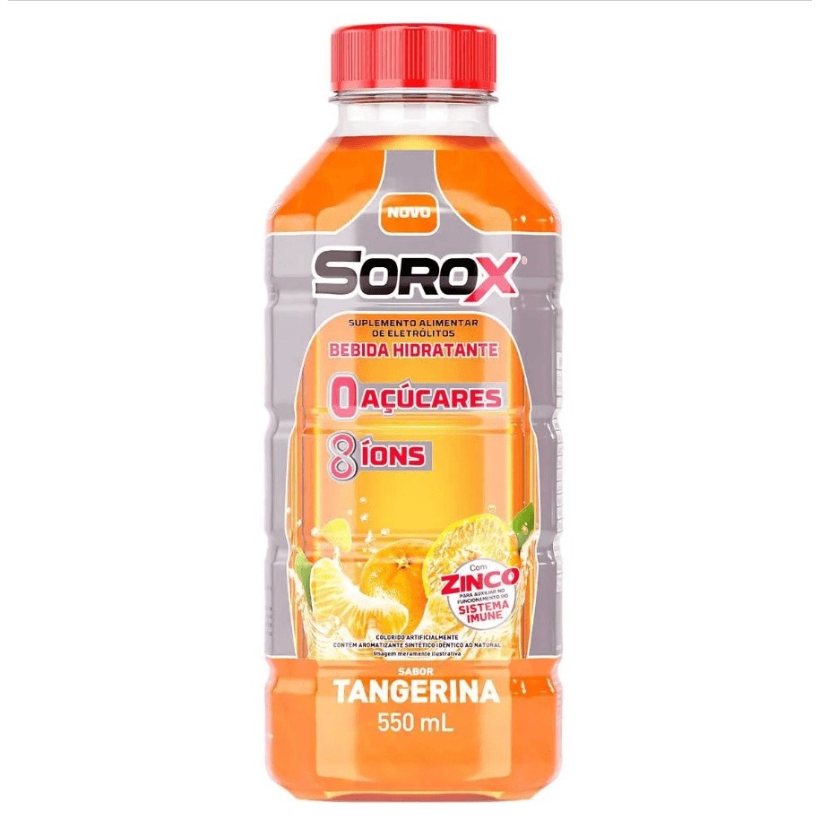 Isotônico Sorox Zero Açúcar Sabor Tangerina 550ml Isotônico Sorox Zero Açúcar Sabor Tangerina 550ml