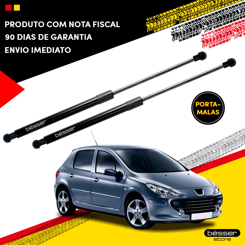 Amortecedor Porta Malas Peugeot 307 Hatch 2002 03 À 2011 Pistão a Gás Tampa Mala Peugeot 307 Amortecedor Porta Malas Peugeot 307 Hatch 2002 03 À 2011 Pistão a Gás Tampa Mala Peugeot 307