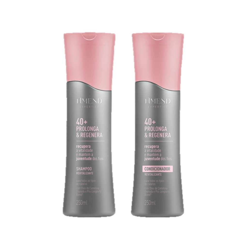Amend Kit Expertise 40+ Prolonga e Regenera Shampoo e Condicionador 250ml Amend Kit Expertise 40+ Prolonga e Regenera Shampoo e Condicionador 250ml
