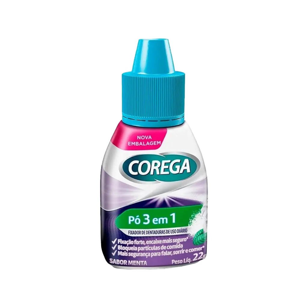 Fixador De Dentadura Corega Pó 22g Fixador De Dentadura Corega Pó 22g