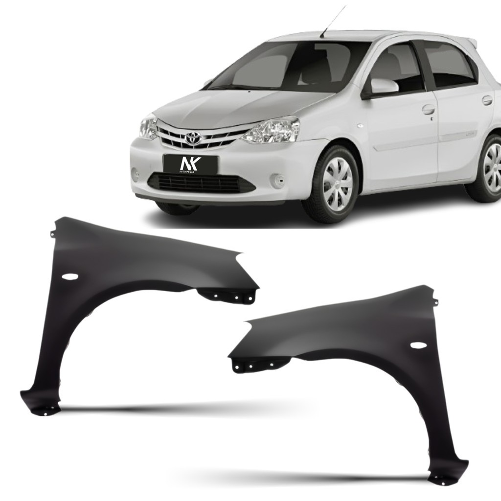 Paralama Dianteiro Etios 2012 A 2021 Com Furo Pisca Direito Paralama Dianteiro Etios 2012 A 2021 Com Furo Pisca Direito
