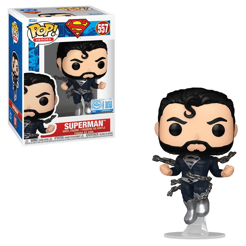 Boneco funko POP! 2025 SUPERMAN BK *EX* 557 NOVO ORIGINAL Boneco funko POP! 2025 SUPERMAN BK *EX* 557 NOVO ORIGINAL