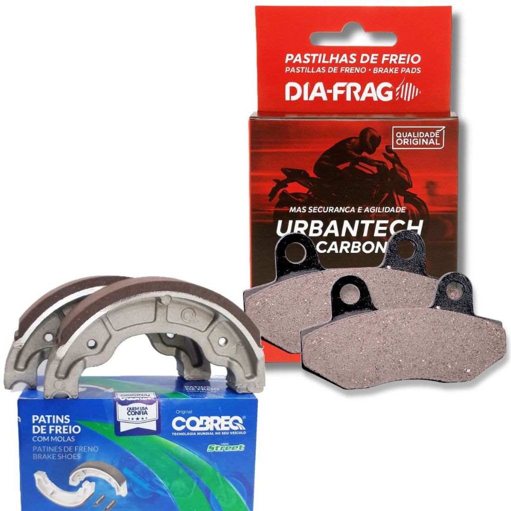 Pastilha e Lona de Freio P/ Shineray Jet 125 / Jet 50 Pastilha e Lona de Freio P/ Shineray Jet 125 / Jet 50