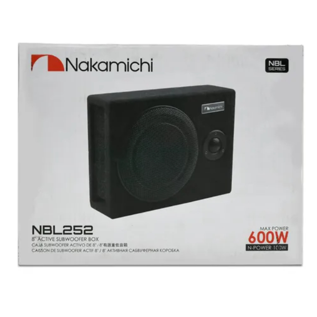 Caixa De Subwoofer Nakamichi 8 Pol Madeira Ativa 600w 4 Ohms Caixa De Subwoofer Nakamichi 8 Pol Madeira Ativa 600w 4 Ohms