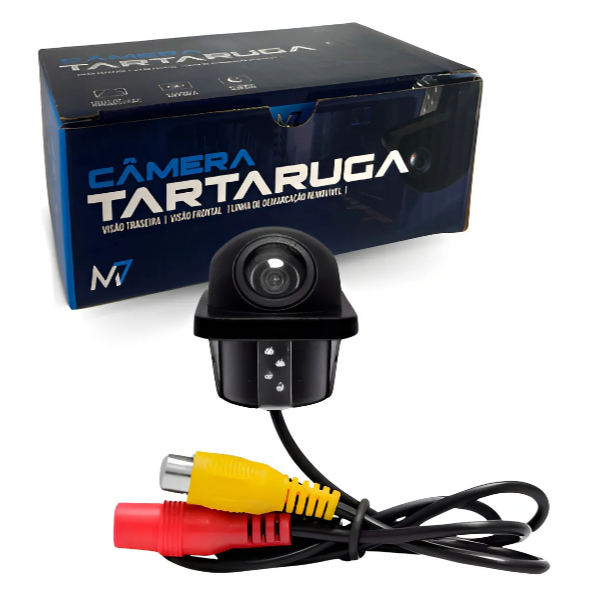 Câmera de Ré/Frontal Tartaruga Universal 12V M7 JR8M7TART Câmera de Ré/Frontal Tartaruga Universal 12V M7 JR8M7TART