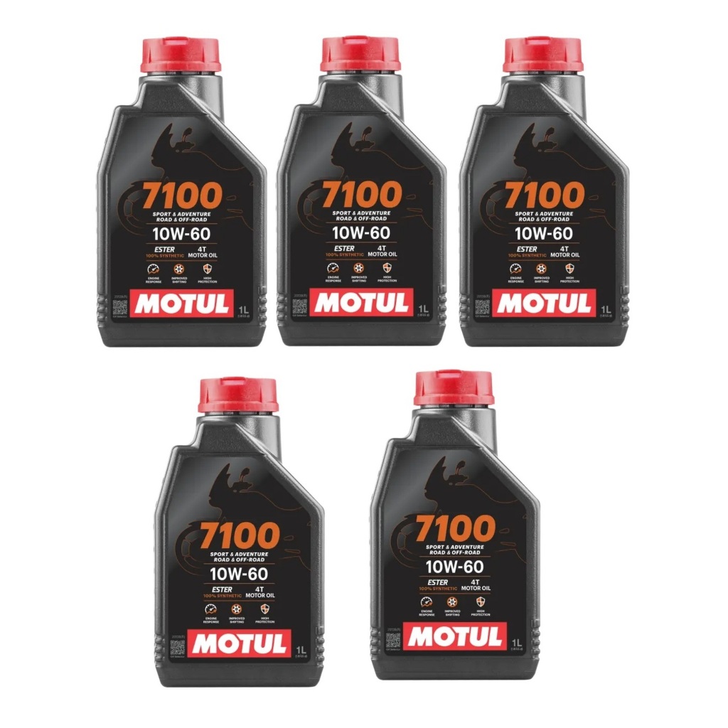 OLEO DE MOTOR MOTUL 7100 10W60 4T 1L Sintético Ktm Husqvarna 5 UNIDADES OLEO DE MOTOR MOTUL 7100 10W60 4T 1L Sintético Ktm Husqvarna 5 UNIDADES