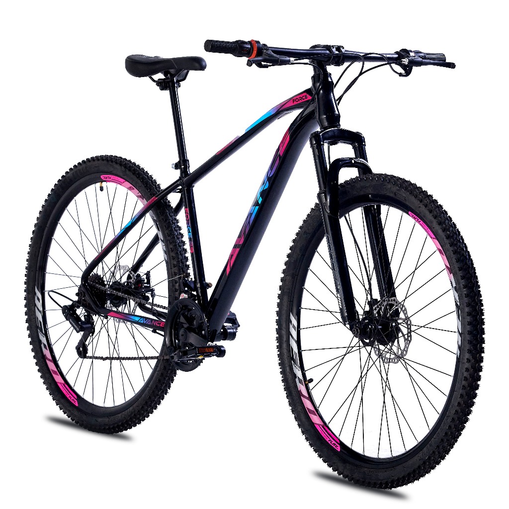 Bicicleta Bike MTB Avance Aço Susp. Aro 29 21v Tam. 17 – Freio a Disco (NV) Bicicleta Bike MTB Avance Aço Susp. Aro 29 21v Tam. 17 – Freio a Disco (NV)